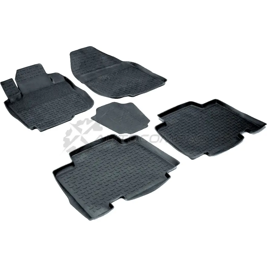 Резиновые коврики с высоким бортом для Toyota RAV4 III L 2008-2012 SEINTEX 01297 U 7SNUT 1437086514