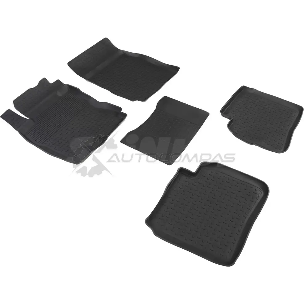 Резиновые коврики с высоким бортом для Nissan Note 2005-2014 SEINTEX 1437086478 EQ3 5D 81922