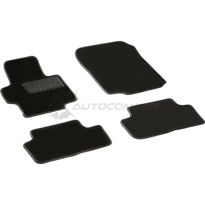 Ворсовые коврики LUX для Honda Accord VII 2002-2008 SEINTEX 82389 1437086717 F N02C