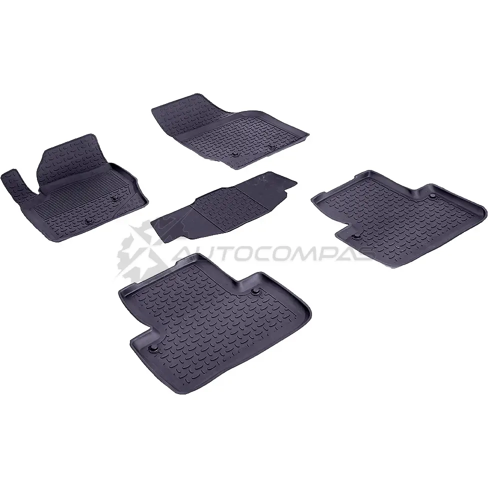 Резиновые коврики с высоким бортом для Volvo XC90 2002-2014 SEINTEX 83789 1437086611 SG1E 4KW