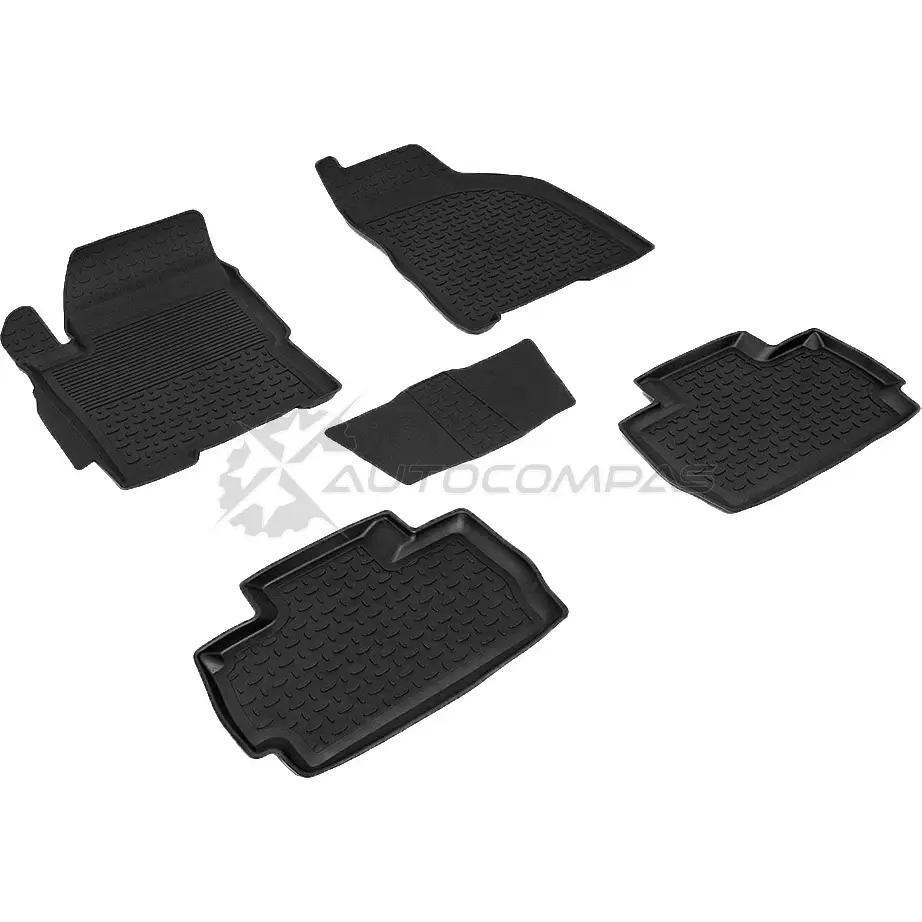 Резиновые коврики с высоким бортом для Chery Very 2011-н.в. SEINTEX 84020 1437086409 WMQJI WL