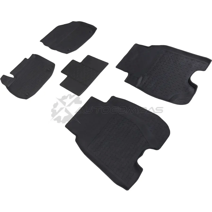 Резиновые коврики с высоким бортом для Honda Civic IX 5D 2012-2016 SEINTEX 84994 1437086443 4 FPV7Q