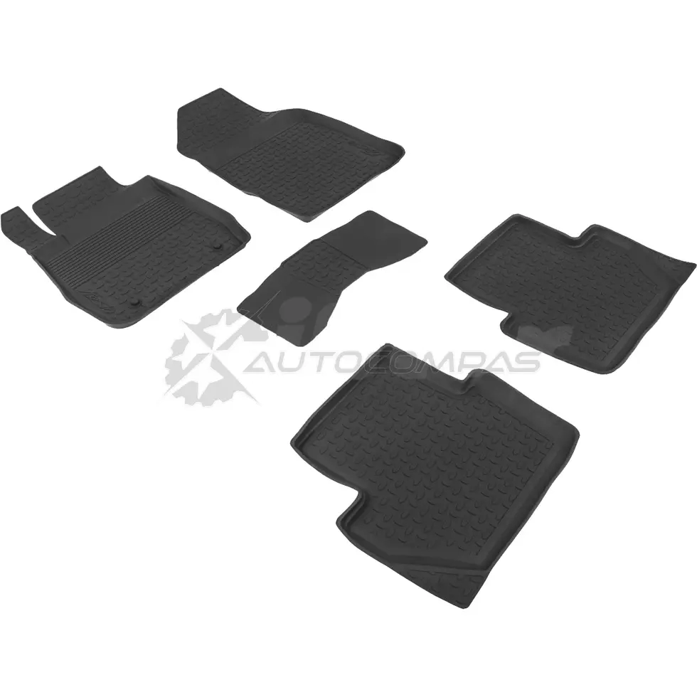 Резиновые коврики с высоким бортом для Ford Fiesta V 2015-2019 SEINTEX 0 EDA1O 86416 1437086564