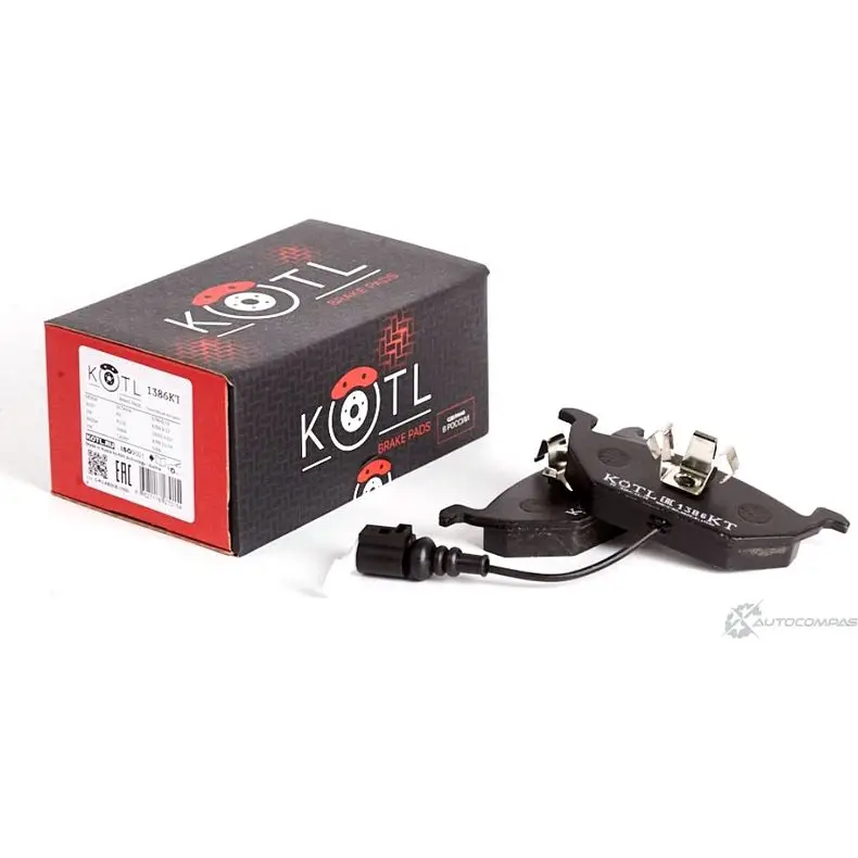 Колодки тормозные Kotl 1437192968 1386KT U4MU5 4V UAO - Изображение 1