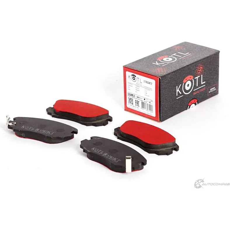 Колодки тормозные Kotl 1782KT 1437192862 H0UA269 3W2 QD изображение 1
