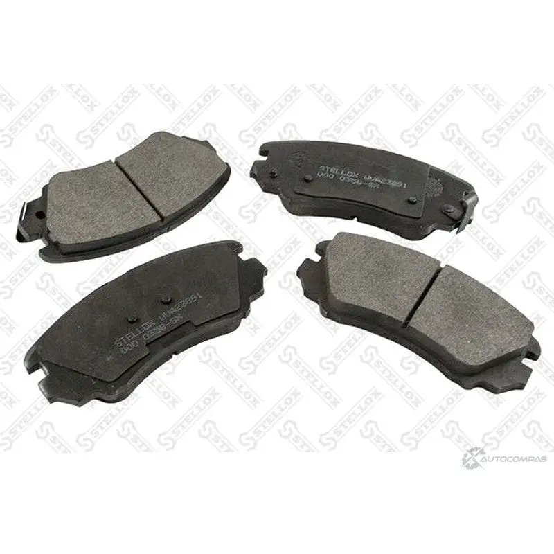 Тормозные колодки дисковые, комплект STELLOX TWFS 0P 3591626 000 035B-SX 4057276000735
