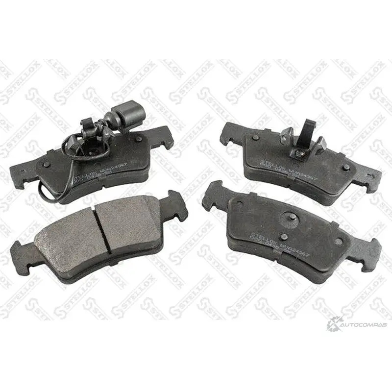 Тормозные колодки дисковые, комплект STELLOX PCA118 701 3591640 000 043B-SX 0JGVB