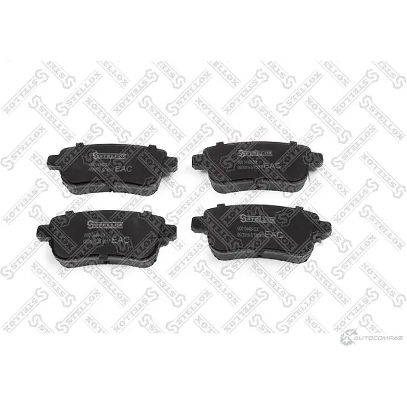 Тормозные колодки дисковые, комплект STELLOX PCA138700 248 20 3591642 000 044B-SX