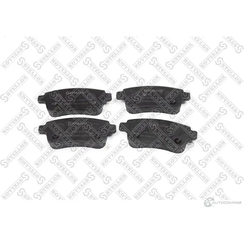Тормозные колодки дисковые, комплект STELLOX PCA138700 3591641 000 044-SX 2482 0