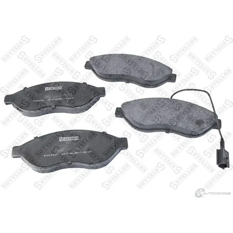 Тормозные колодки дисковые, комплект STELLOX 3591938 ENOU3 3G 000 276B-SX