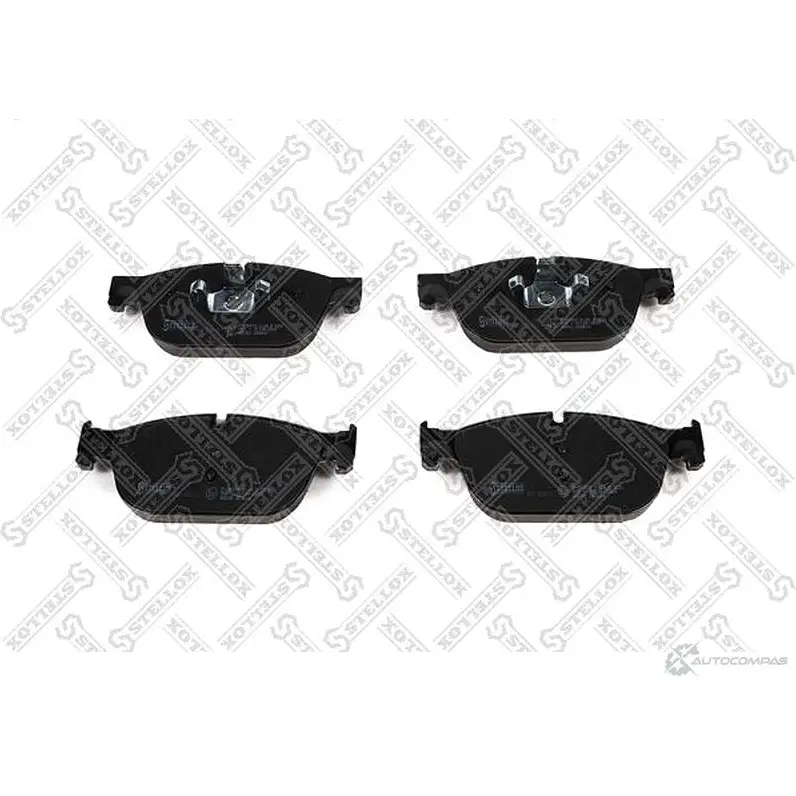 Тормозные колодки дисковые, комплект STELLOX 9LQ8N X 000 382B-SX 1437198111