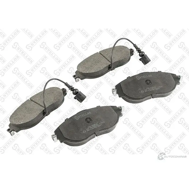 Тормозные колодки дисковые, комплект STELLOX W4 3KEQ 000 505B-SX 3592237 4057276475700
