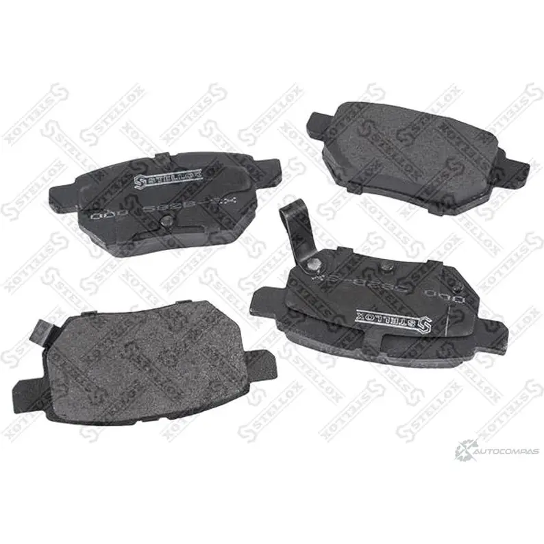 Тормозные колодки дисковые, комплект STELLOX OQ1X9 4X 160624741 4057276477605 000 582B-SX изображение 0