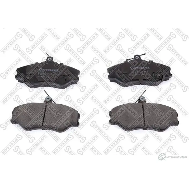 Тормозные колодки дисковые, комплект STELLOX 1266943589 000 610B-SX 2X4EI J8