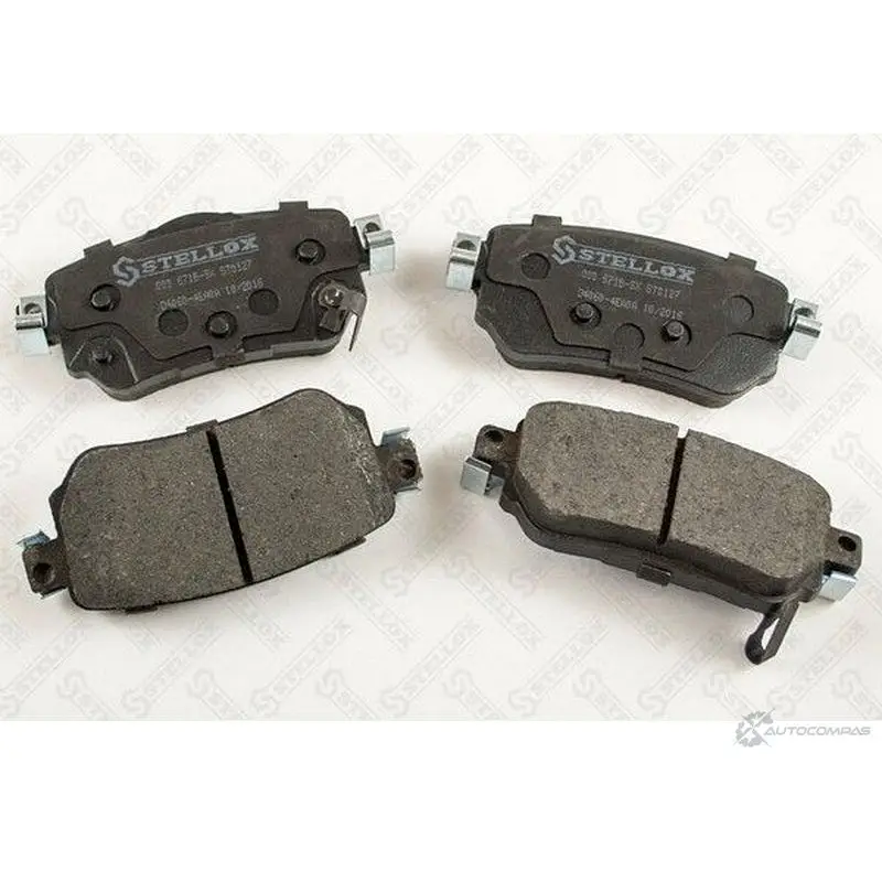 Тормозные колодки дисковые, комплект STELLOX 000 671B-SX 1266945009 IA C3V