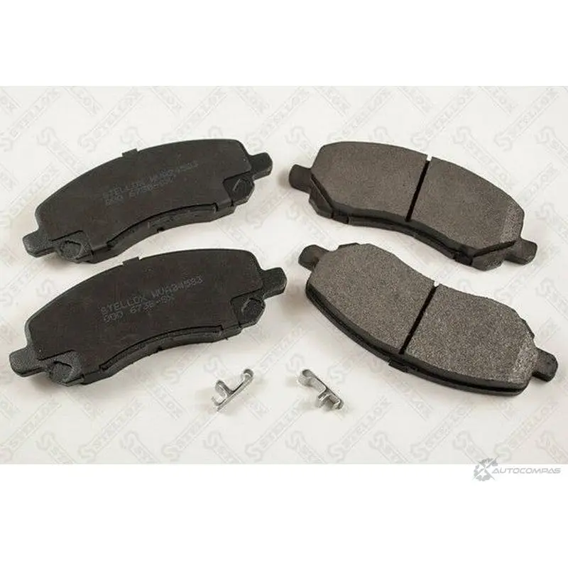 Тормозные колодки дисковые, комплект STELLOX 000 673B-SX 3592379 X BN6U0