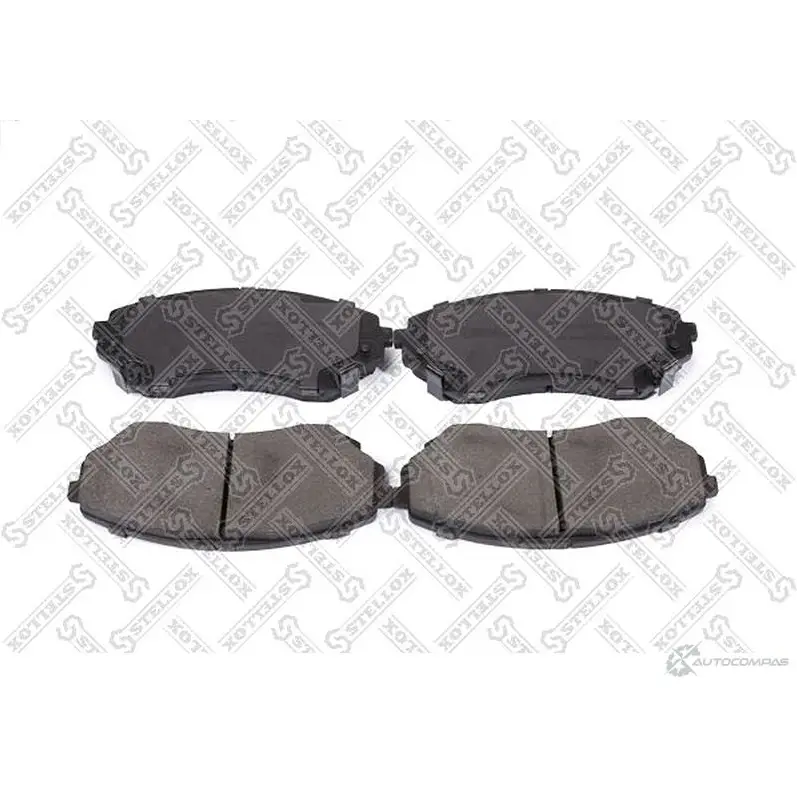 Тормозные колодки дисковые, комплект STELLOX 000 721B-SX 1424502942 S1XU8 8