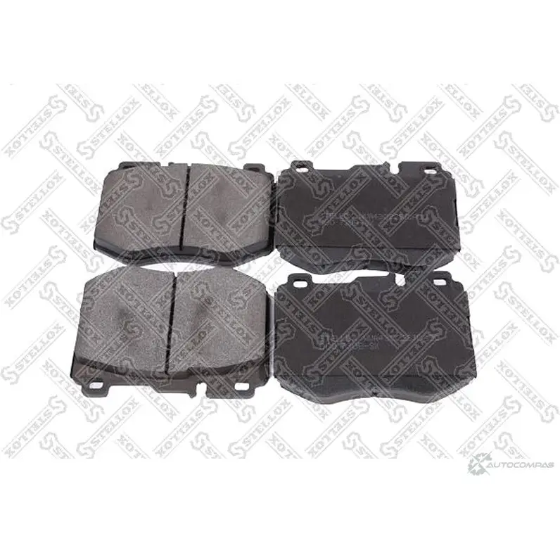 Тормозные колодки дисковые, комплект STELLOX 000 730B-SX 52H A5M 1424502960