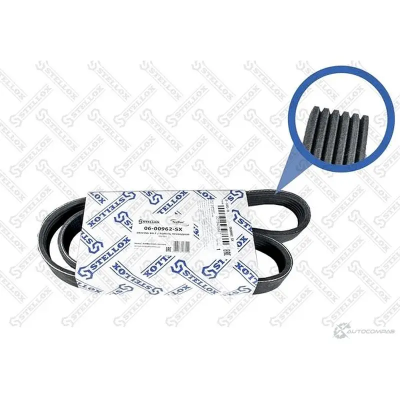 Приводной ремень поликлиновой STELLOX 1267073229 06-00962-SX VF TX6