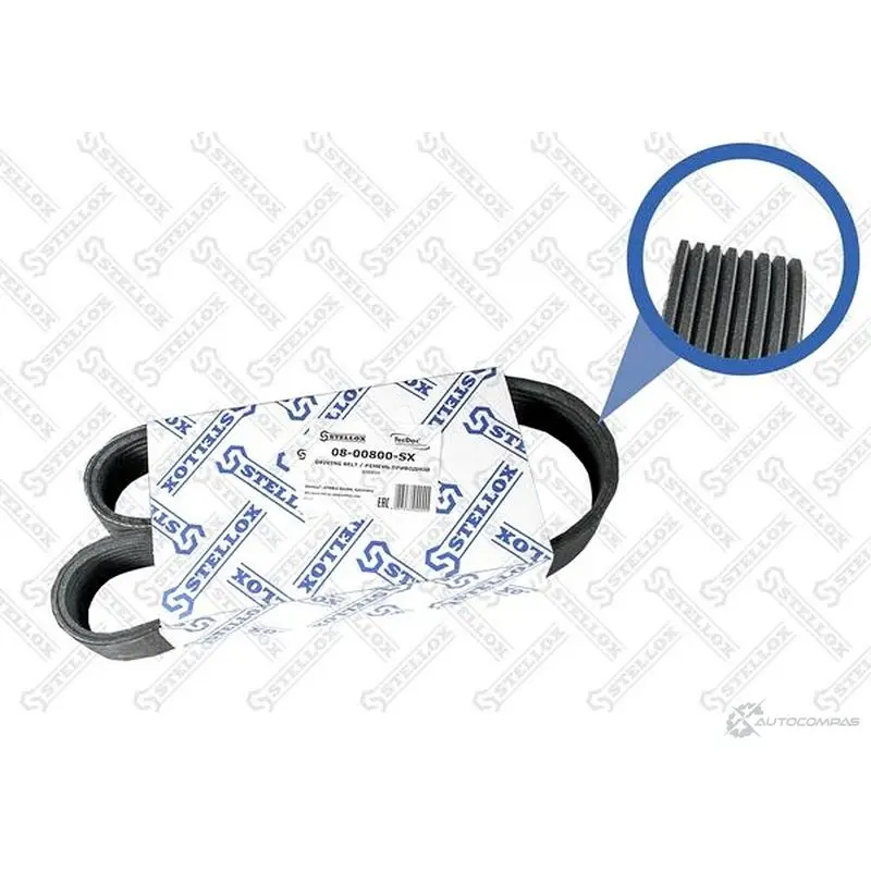 Приводной ремень поликлиновой STELLOX 08-00800-SX N2R32S U 3596345 4057276044555