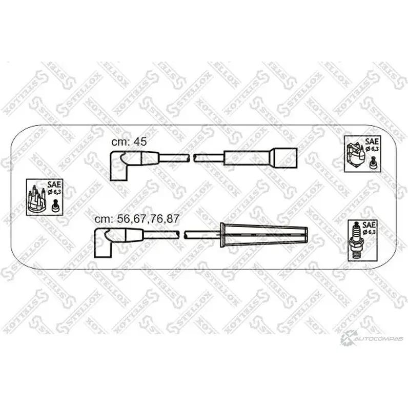 Высоковольтные провода зажигания STELLOX 3600286 J8PWW NB 4057276079083 10-30042-SX