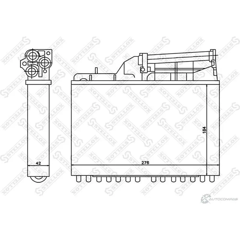 Радиатор печки stellox. STELLOX 10-35114-SX радиатор отопителя. Радиатор печки BMW e34. 10-35041-SX. 87-35041-SX.