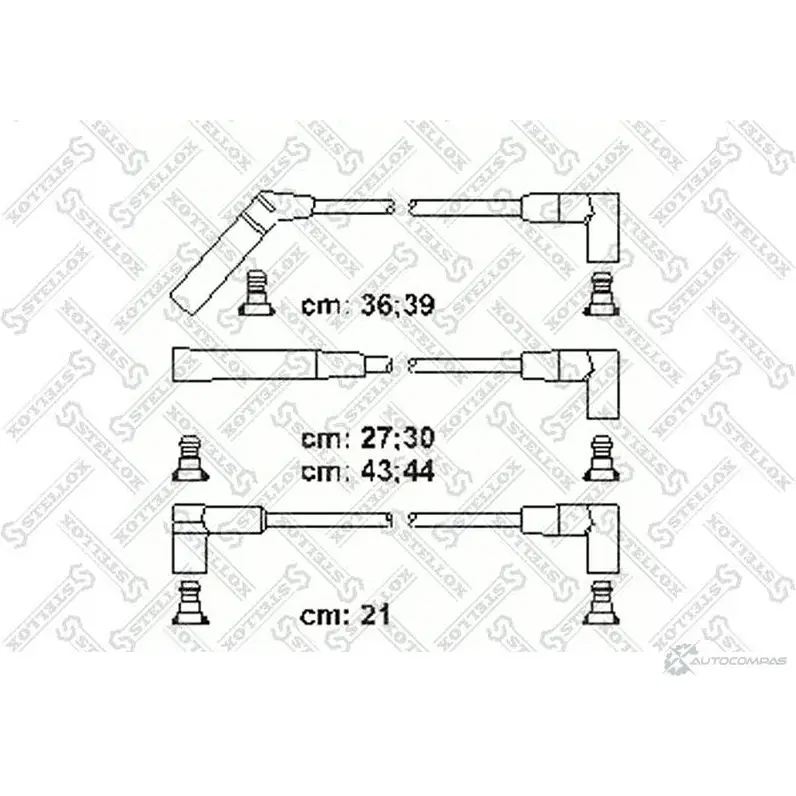 Высоковольтные провода зажигания STELLOX 7 5TRPD 3600654 4057276081802 10-38209-SX