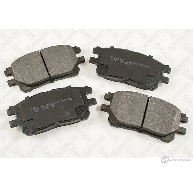 Тормозные колодки дисковые, комплект STELLOX 1154 000B-SX 8 MS71 4057276097612 3603070