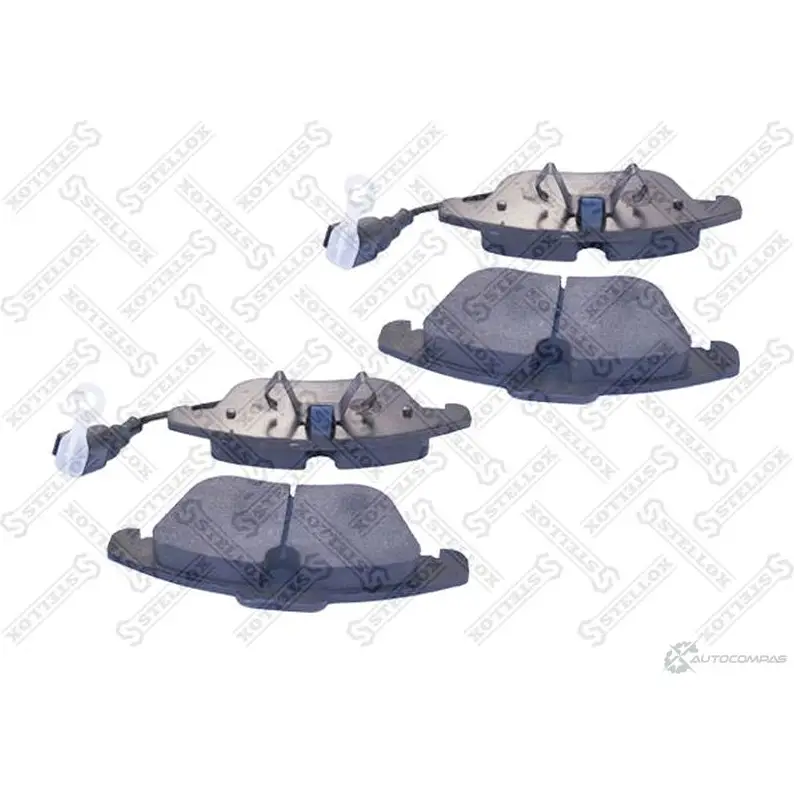 Тормозные колодки дисковые, комплект STELLOX 1230 021-SX 3603673 284FSSQ PCA12192 1