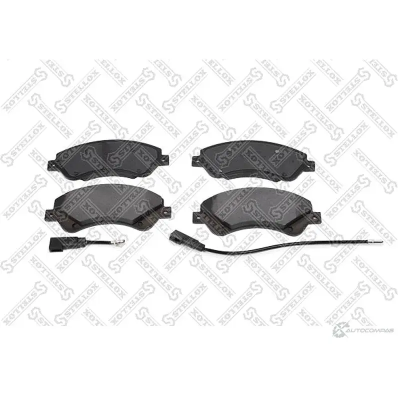 Тормозные колодки дисковые, комплект STELLOX 15V UX6Q 3603700 1262 002B-SX