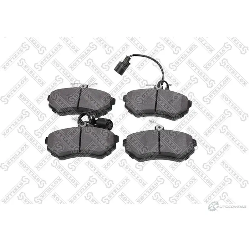 Тормозные колодки дисковые, комплект STELLOX 4057276114197 145 062B-SX 3604354 D88K E изображение 0