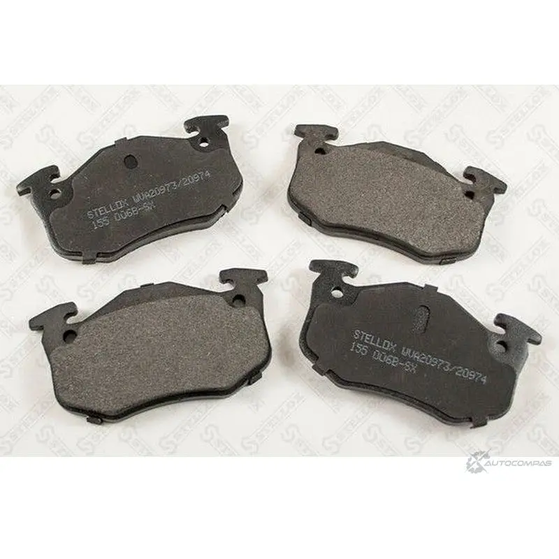 Тормозные колодки дисковые, комплект STELLOX 155 006B-SX 3604915 RYDI 3AT 4057276121416
