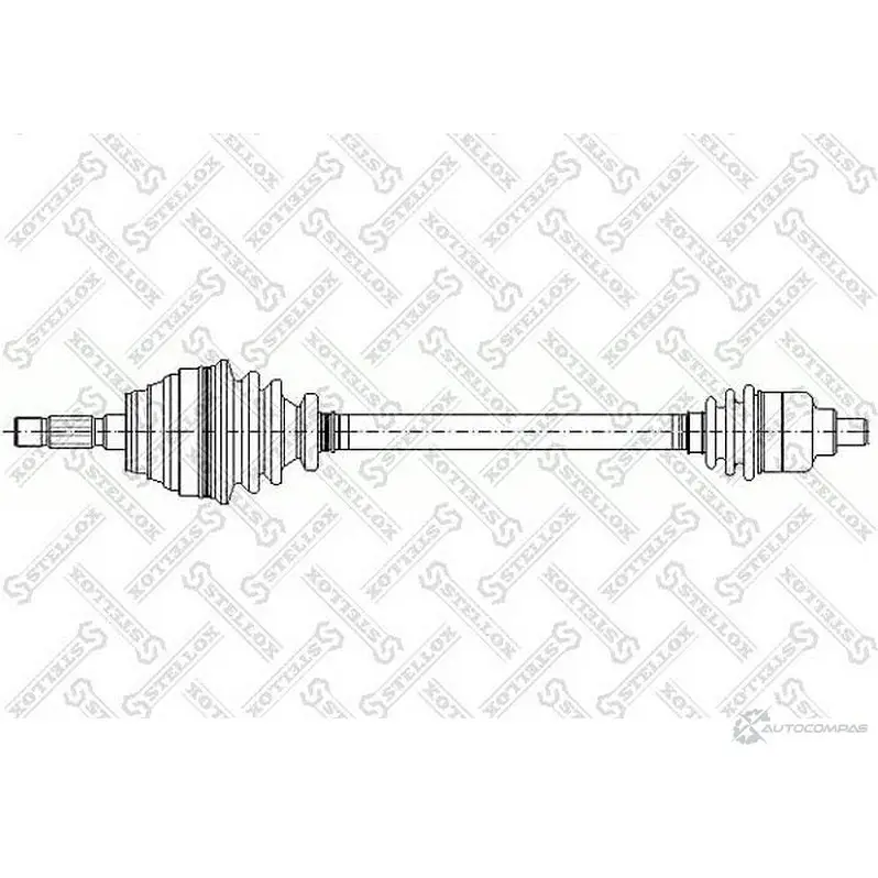 Приводной вал STELLOX 158 1051-SX 4057276122208 3604979 MKH RG