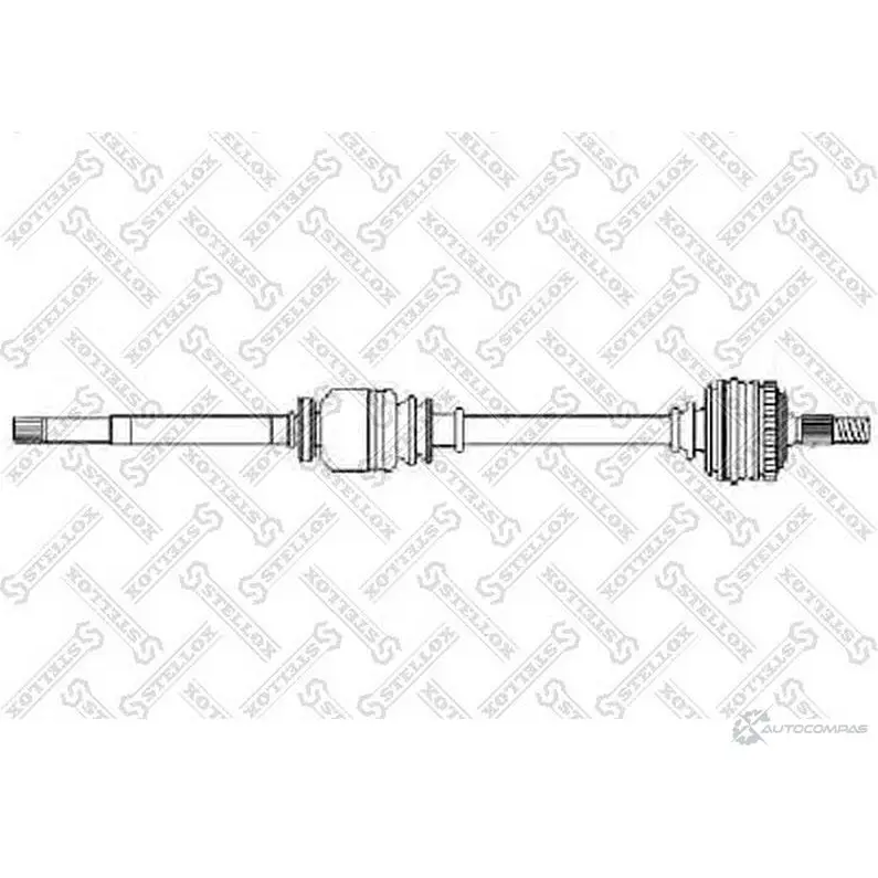 Приводной вал STELLOX 4057276123670 7T X5R 158 1765-SX 3605030