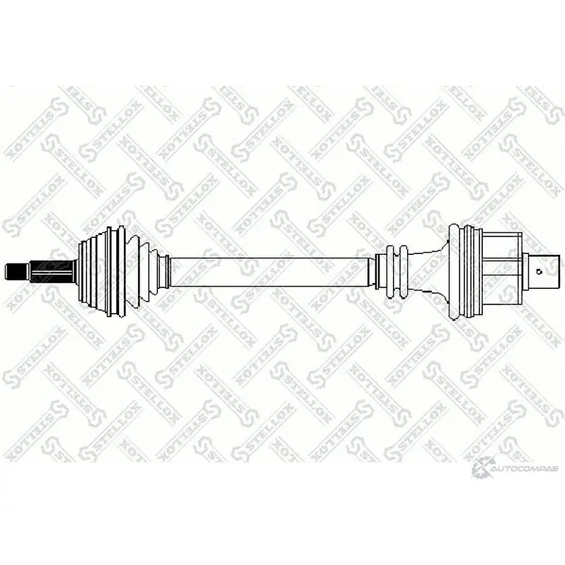 Приводной вал STELLOX YRDY2 O 4057276123724 158 1770-SX 3605035 изображение 0