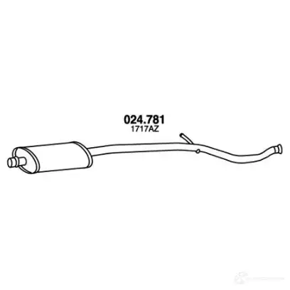Резонатор PEDOL 1437714193 024781 IX RV0