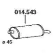 Задний глушитель PEDOL 014543 SH2G O 1437713331