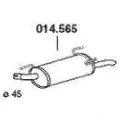 Задний глушитель PEDOL 1437714139 RLH0 3 014565