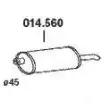 Задний глушитель PEDOL 1437713560 JATVWP 9 014560