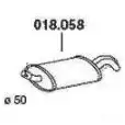 Задний глушитель PEDOL 018058 5C PJJ 1437713389