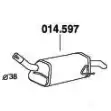 Задний глушитель PEDOL 014597 OE2HI R 1437713478