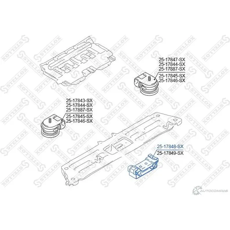 Подушка двигателя STELLOX N18Z67 I 4057276141629 3606857 25-17848-SX - Изображение 1