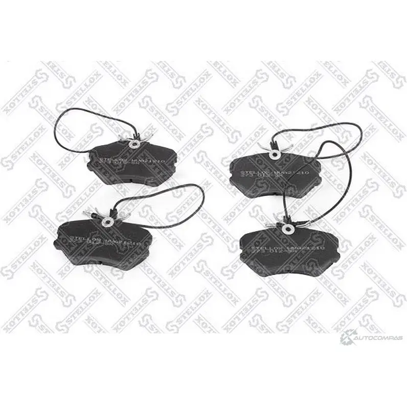 Тормозные колодки дисковые, комплект STELLOX 22 T1X3 60270080 4057276151161 273 012-SX изображение 0