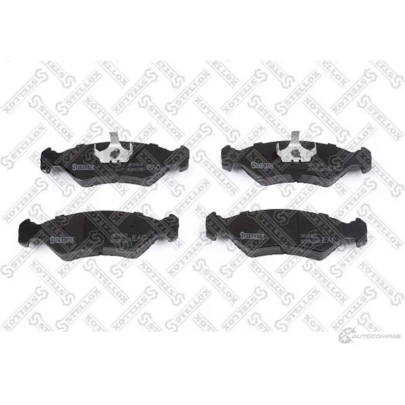 Тормозные колодки дисковые, комплект STELLOX 296 015B-SX ZEW V6 3607994