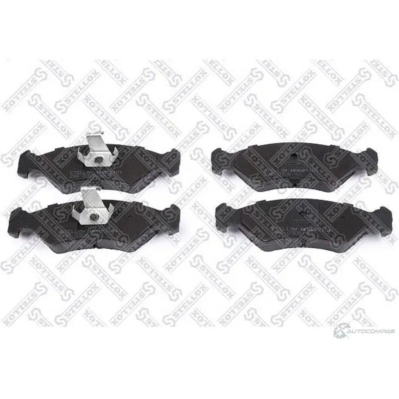 Тормозные колодки дисковые, комплект STELLOX 4057276152038 296 030B-SX 7O12 DL 3607996