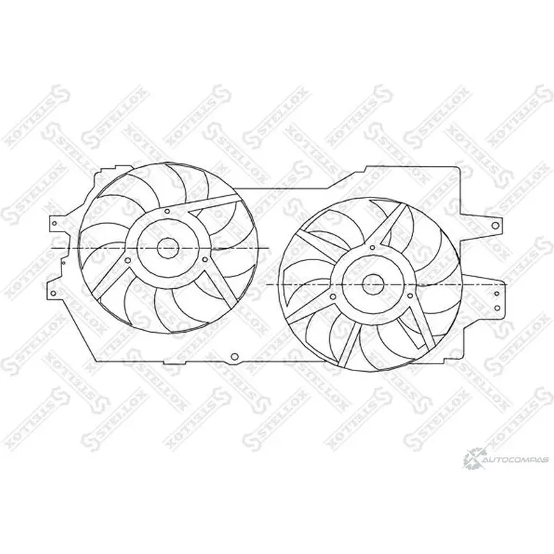 Вентилятор радиатора STELLOX 29-99107-SX LCQD K 3607567 изображение 0