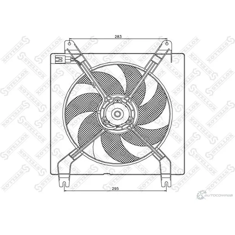 Вентилятор радиатора STELLOX B40UT H 29-99254-SX 3607712 изображение 0