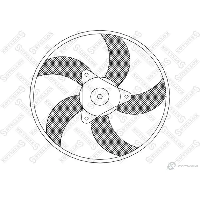 Вентилятор радиатора STELLOX 3607718 29-99260-SX RJO 1M изображение 0