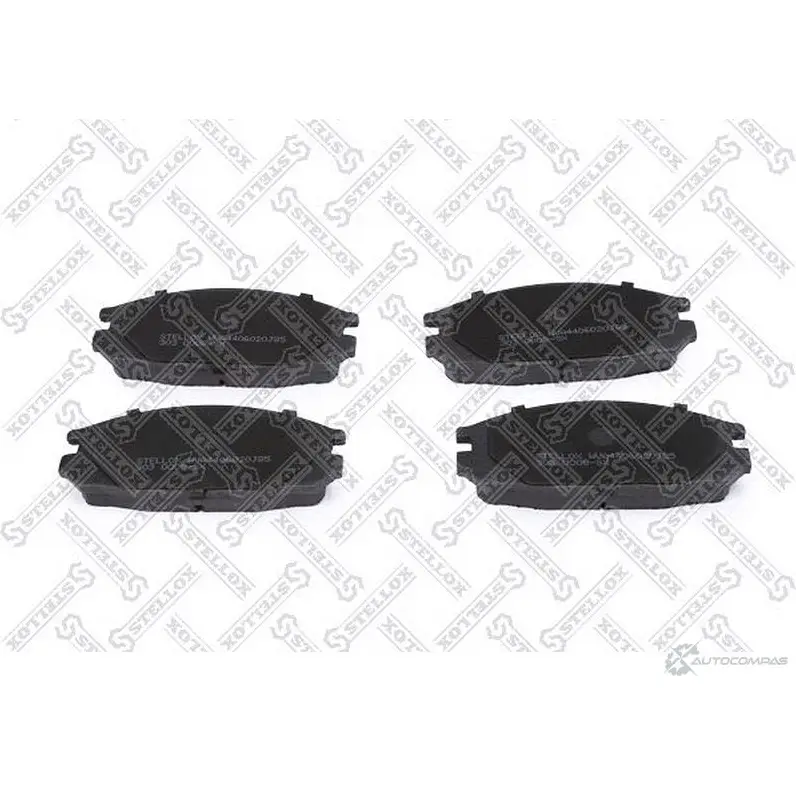 Тормозные колодки дисковые, комплект STELLOX ZN O874 3608045 4057276153264 303 000B-SX