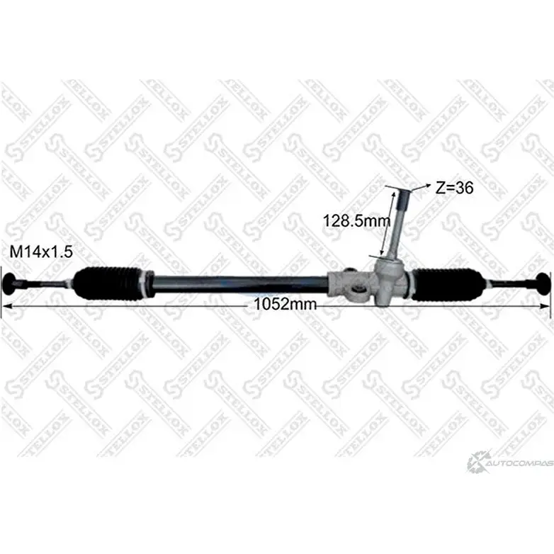 Рулевая рейка STELLOX 31-37270-SX 3608104 WK OR4